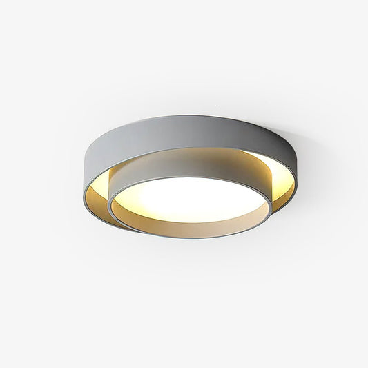 Cylindrical LED Ceiling Light in Gray