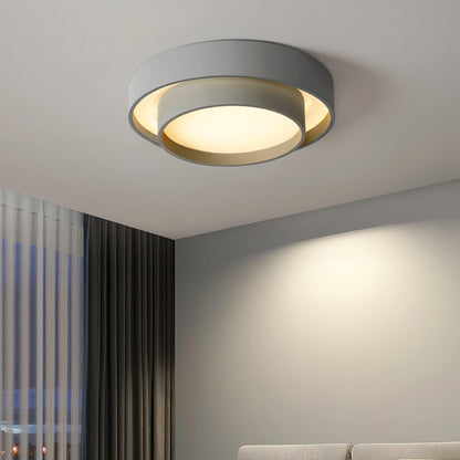 Cylindrical LED Ceiling Light in Gray
